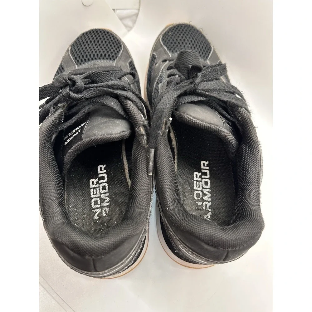 Under Armour Kids Jogger Sneakers Black‎ Gum Sole Youth Size 5.5